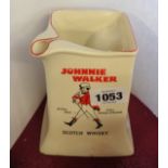 A vintage Wade Regicor pub water jug advertising Johnnie Walker Scotch Whisky