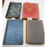 Leisure Hour 1872, half bound, 4to., gilt spine - sold with Echoes 1890, bound copies of 'The New