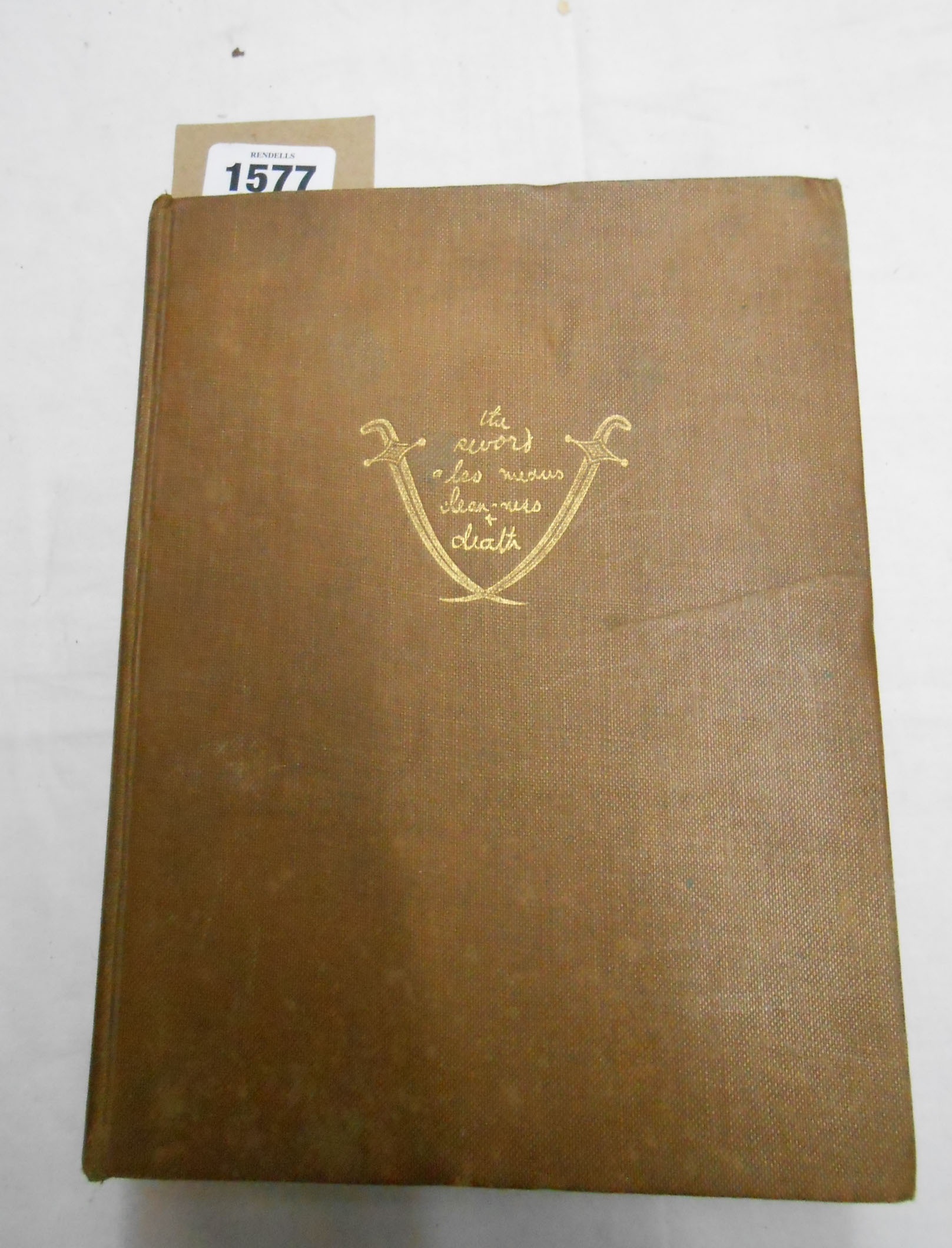 Seven Pillars of Wisdom: by T.E. Lawrence, 4to., brown gilt cloth, Pub. Alden Press, 1935