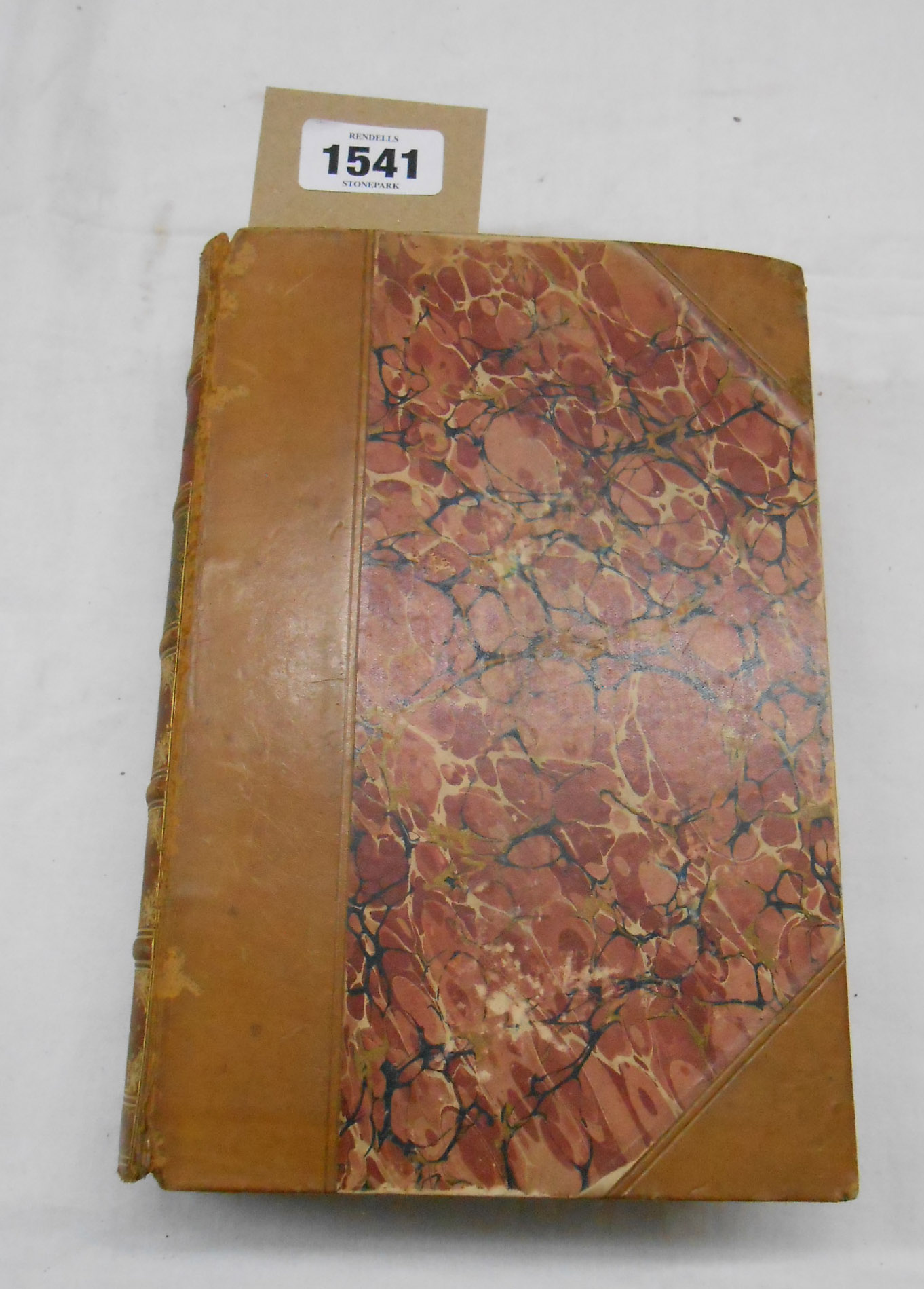 Robert Smith Surtees: Handley Cross - Mr. Jorrock's Hunt, 4to., half bound with gilt spine, Pub.