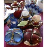 A selection of ceramic items including Carltonware Rouge Royale part coffee set, Aynsley cups and