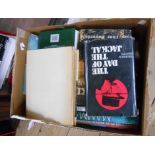 A box containing a selection of mainly vintage hard back books including local interest, Thor