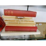 A collection of twelve The Old Watercolour Society annual volumes in three binding styles - sold