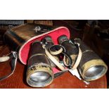 A pair of Carl Zeiss Jena Binoclar 7X50 binoculars in carrying case