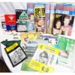 A collection of vintage and later publications including wrestling, cricket and speedway interest