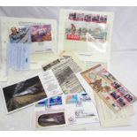 A small collection of D-Day interest ephemera including FDCs and newspaper reprints - sold with 1994