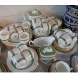 A quantity of Royal Doulton bone china tea and dinnerware in the Rondelay pattern including coffee