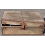 An old travelling trunk