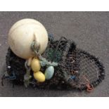A crab pot - sold with a mooring buoy