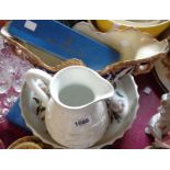 A quantity of assorted ceramic items including Portmeirion flan dish, boxed Royal Worcester cake