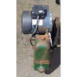 An old Lister stationary water pump with electrical adaptation - sold with another