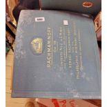 An HMV folio of 78rpm classical records of Rachmaninoff Op. 18