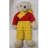 A vintage Real Soft Toys Rupert Bear teddy