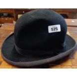A vintage Bowler hat