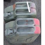 Two old Jerry cans