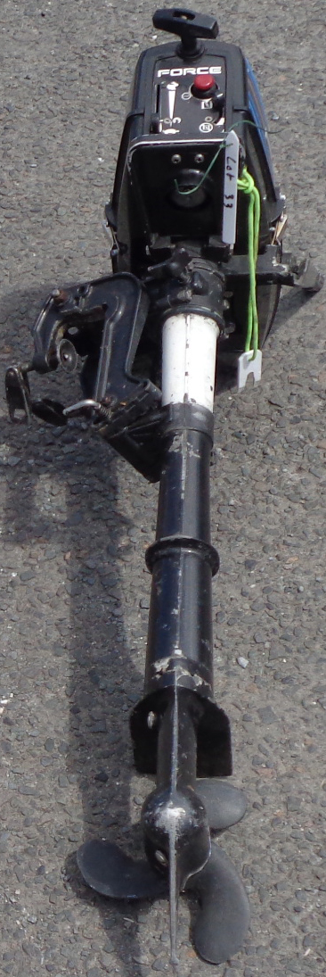 A Force 3hp outboard motor