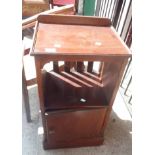 An early 20th Century mahogany pot cupboard