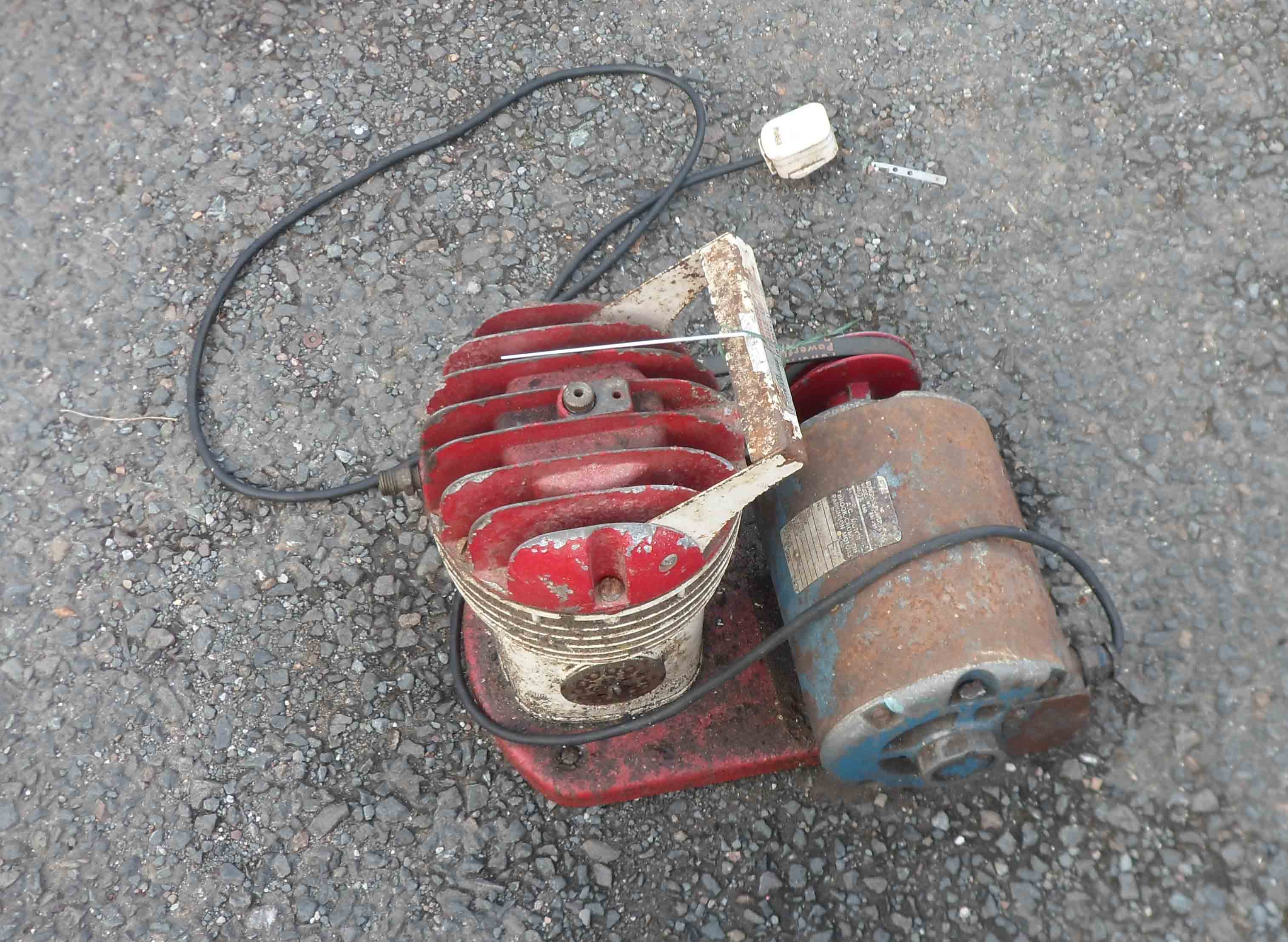 An old electric compressor
