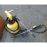 A garden sprayer