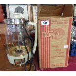 A 1970's Proctor-Silex lifelong electric glass coffee percolator in original box with original