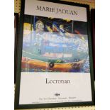 Marie Jaouan: and framed exhibition poster 'Locronan'