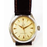 A vintage Tudor Oyster Royal gentleman's steel cased wristwatch with 28mm dial and manual wind