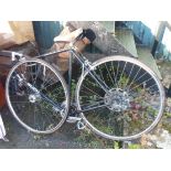 A vintage Puch racing bike - one wheel detached but included