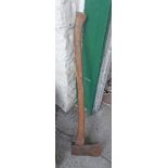 A felling axe by Morris of Dunsford