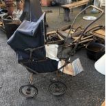 A vintage Allwin push chair pram