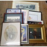 A quantity of framed and loose decorative prints