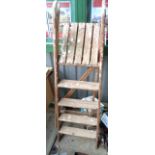 A vintage wooden stepladder - for decorative use only