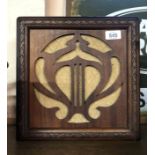 An old Celestion Radio Company wooden cased radio extension speaker with fretwork and original