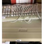 A vintage Smith Corona PWP 200 personal word processor with original hard case - sold with a bag