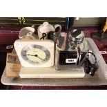 A vintage Pifco Tea-O-Matic Teasmade with original instructions and guarantee card - sold with a mid