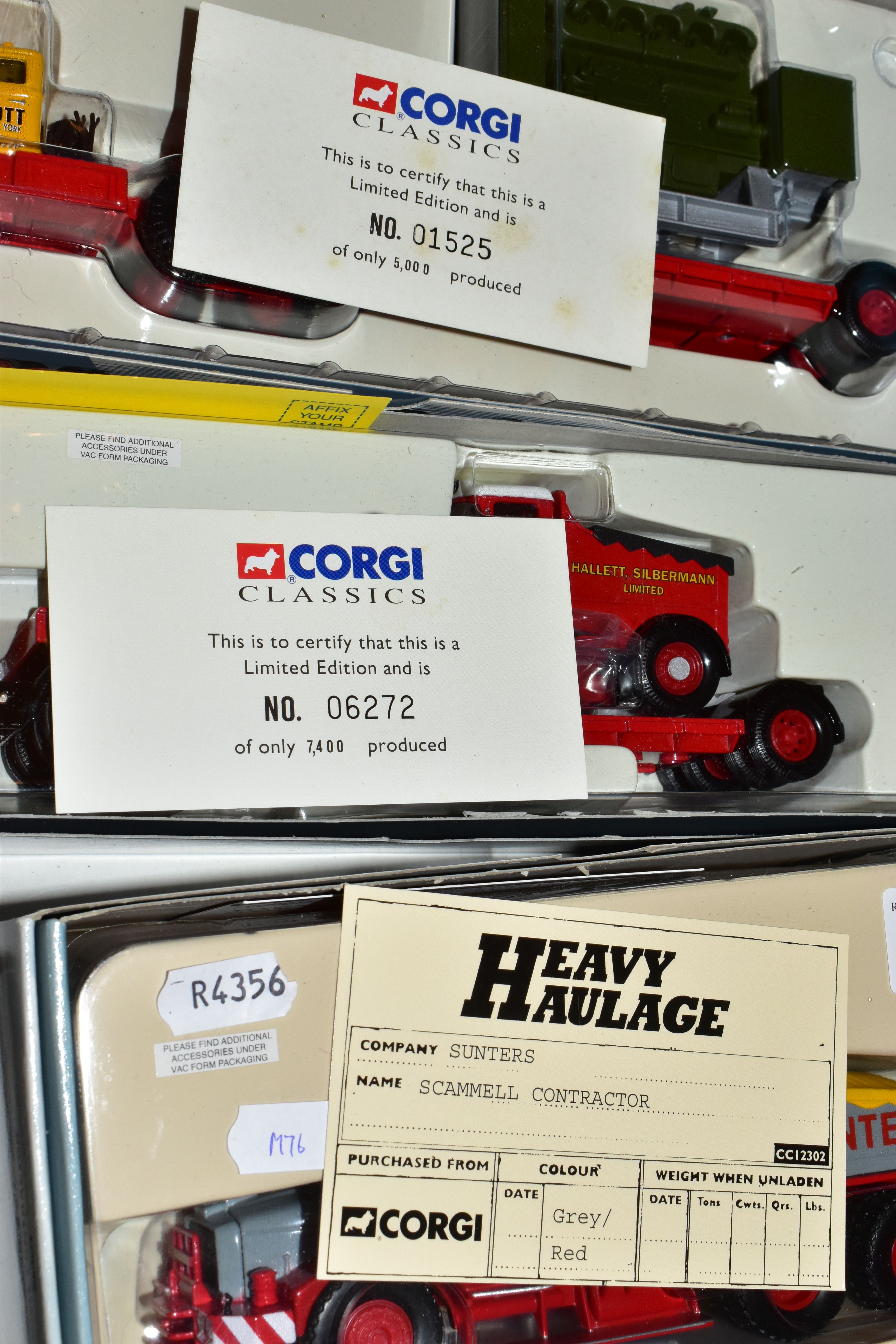 SIX BOXED CORGI CLASSICS HEAVY HAULAGE DIECAST VEHICLES, catalogue numbers CC12302, 16901 (missing - Image 8 of 9