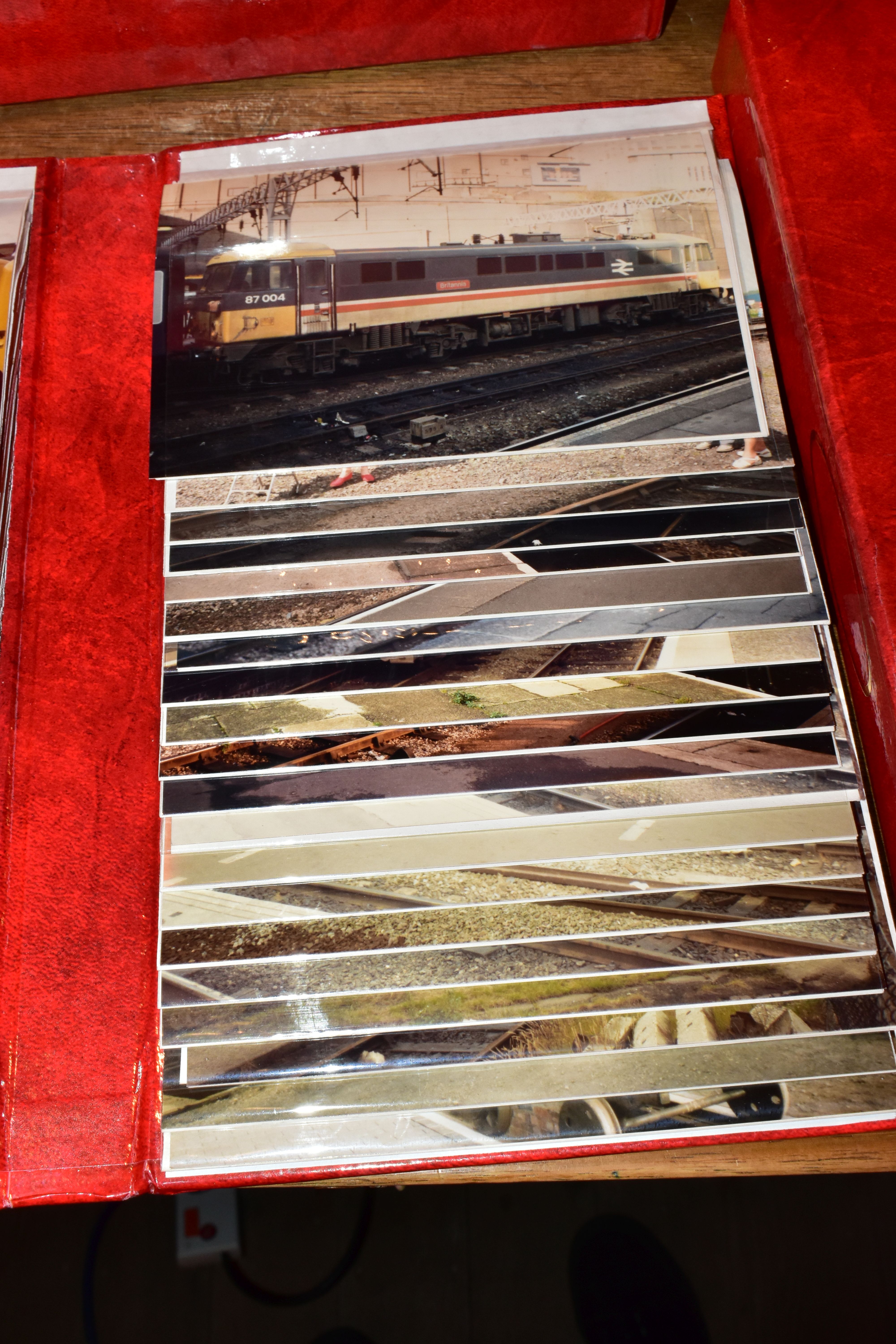 A QUANTITY OF COLOUR POSTCARD SIZE RAILWAY PHOTOGRAPHS, majority are 1980's and 1990's views of - Image 8 of 12