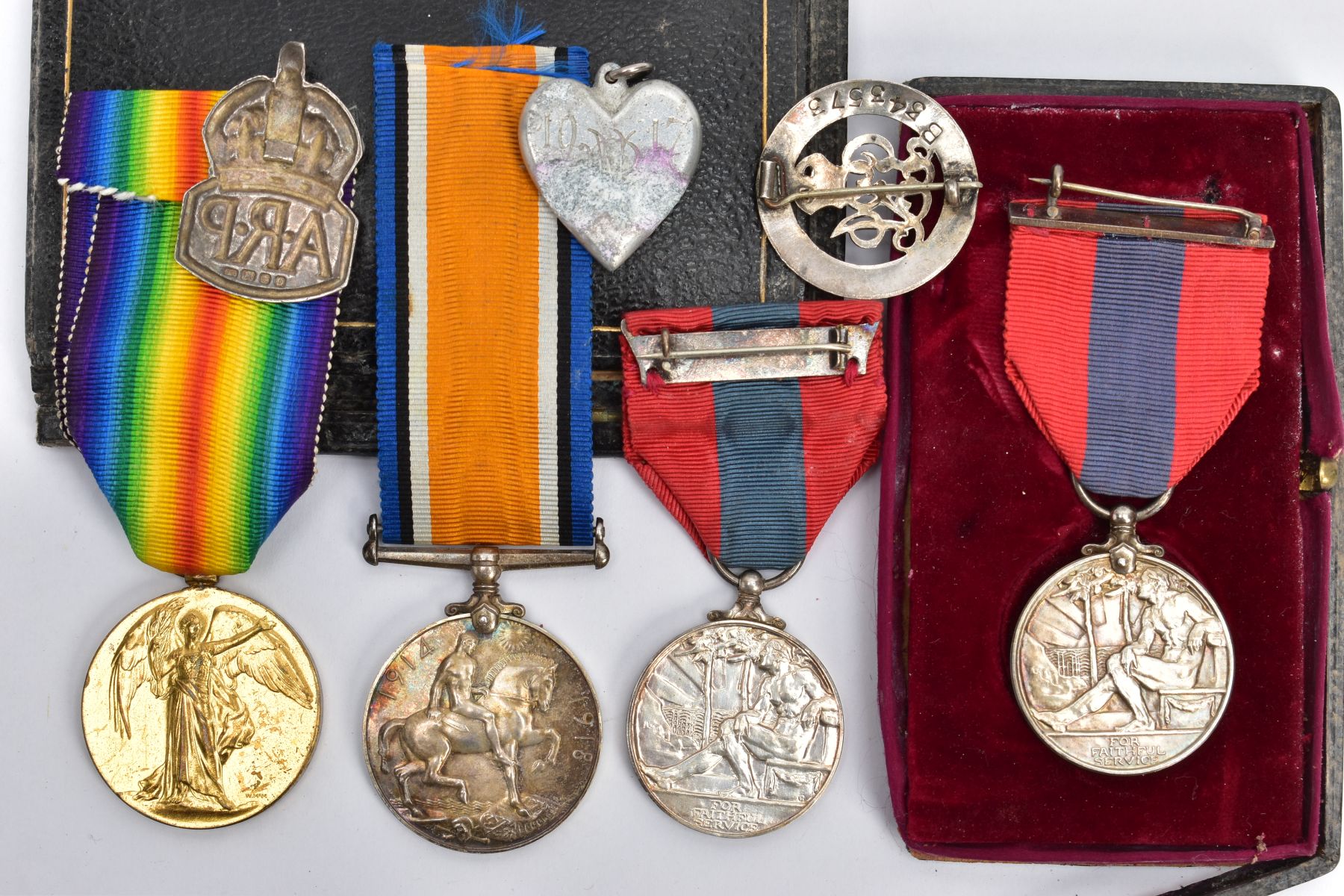 A SELECTION OF MEDALS, to include World War One British War & Victory Medals named 102657 Gnr W - Image 4 of 9