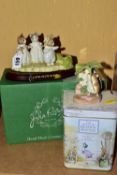 A BOXED BESWICK WARE BEATRIX POTTER ANNUAL COLLECTORS TABLEAUX, 1999, Mittens, Tom Kitten and Moppet