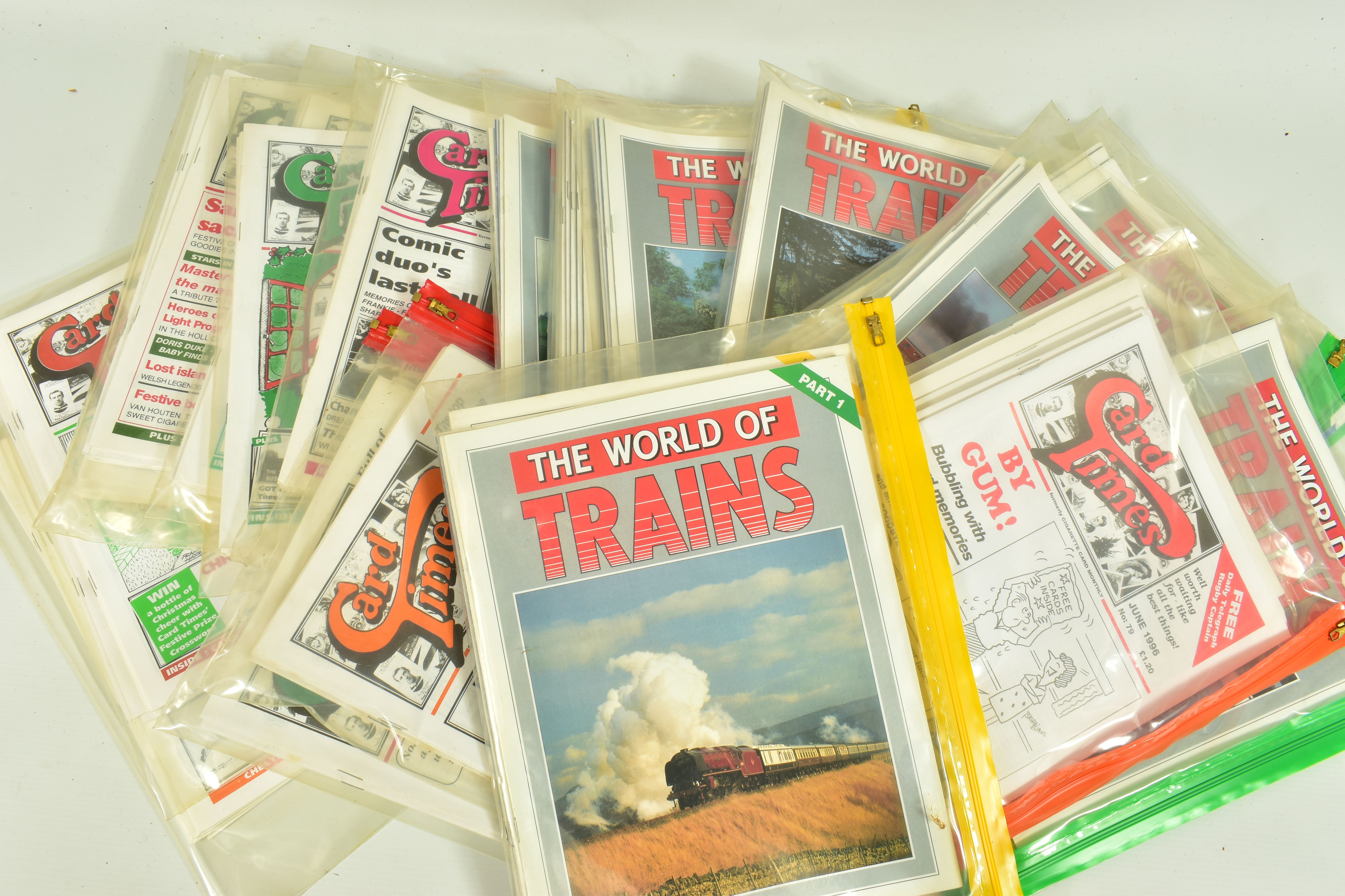 CIGARETTE CARD & RAILWAY MAGAZINES, Card Times issues 19-79 and The World of Trains issues 1-61 - Image 3 of 3