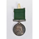 UN-NAMED EXAMPLE OF VICTORIA VOLUNTEER FORCE MEDAL, Victoria Regina Crowned head for Long service in