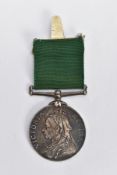 UN-NAMED EXAMPLE OF VICTORIA VOLUNTEER FORCE MEDAL, Victoria Regina Crowned head for Long service in