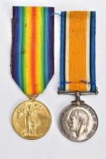 WORLD WAR ONE BRITISH WAR & VICTORY MEDAL PAIR, named to 27784 Pte J.Robinson Somerset L.I