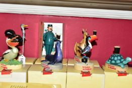 A SET OF SEVEN BOXED ENESCO MY GOODNESS MY GUINNESS ADVERTISING FIGURES, comprising Ostrich G0039,