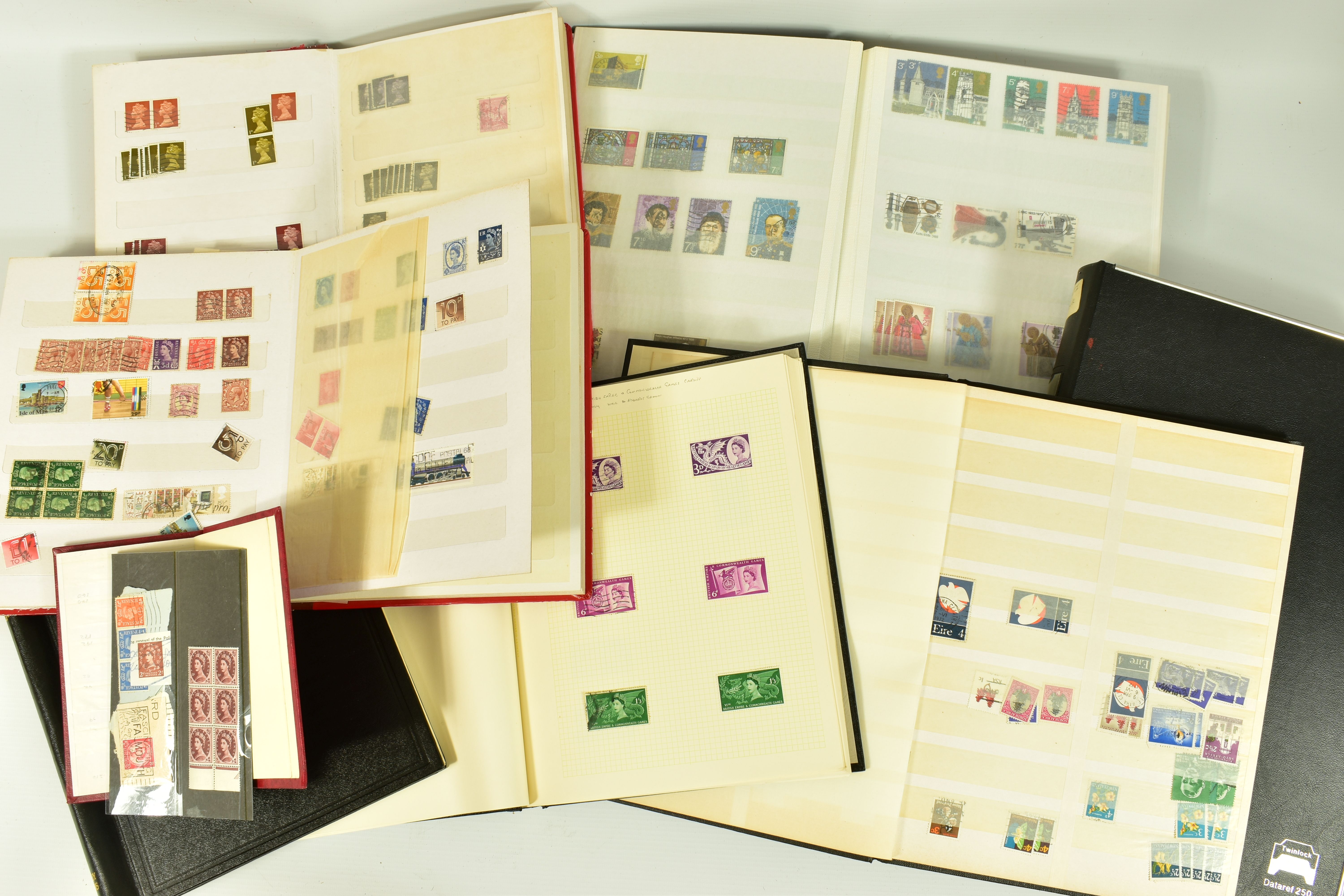 LARGE COLLECTION OF STAMPS IN TWENTY-TWO ALBUMS, (some empty), we note GB face value top £10, RSW - Image 8 of 12