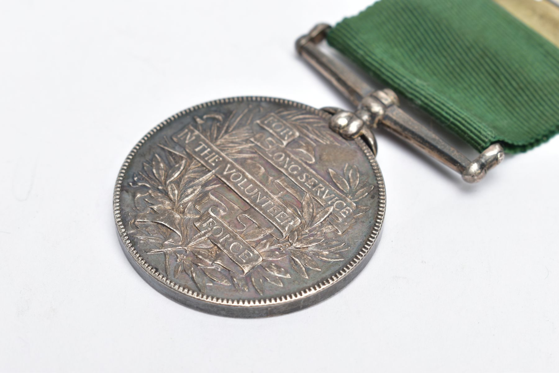 UN-NAMED EXAMPLE OF VICTORIA VOLUNTEER FORCE MEDAL, Victoria Regina Crowned head for Long service in - Image 6 of 6
