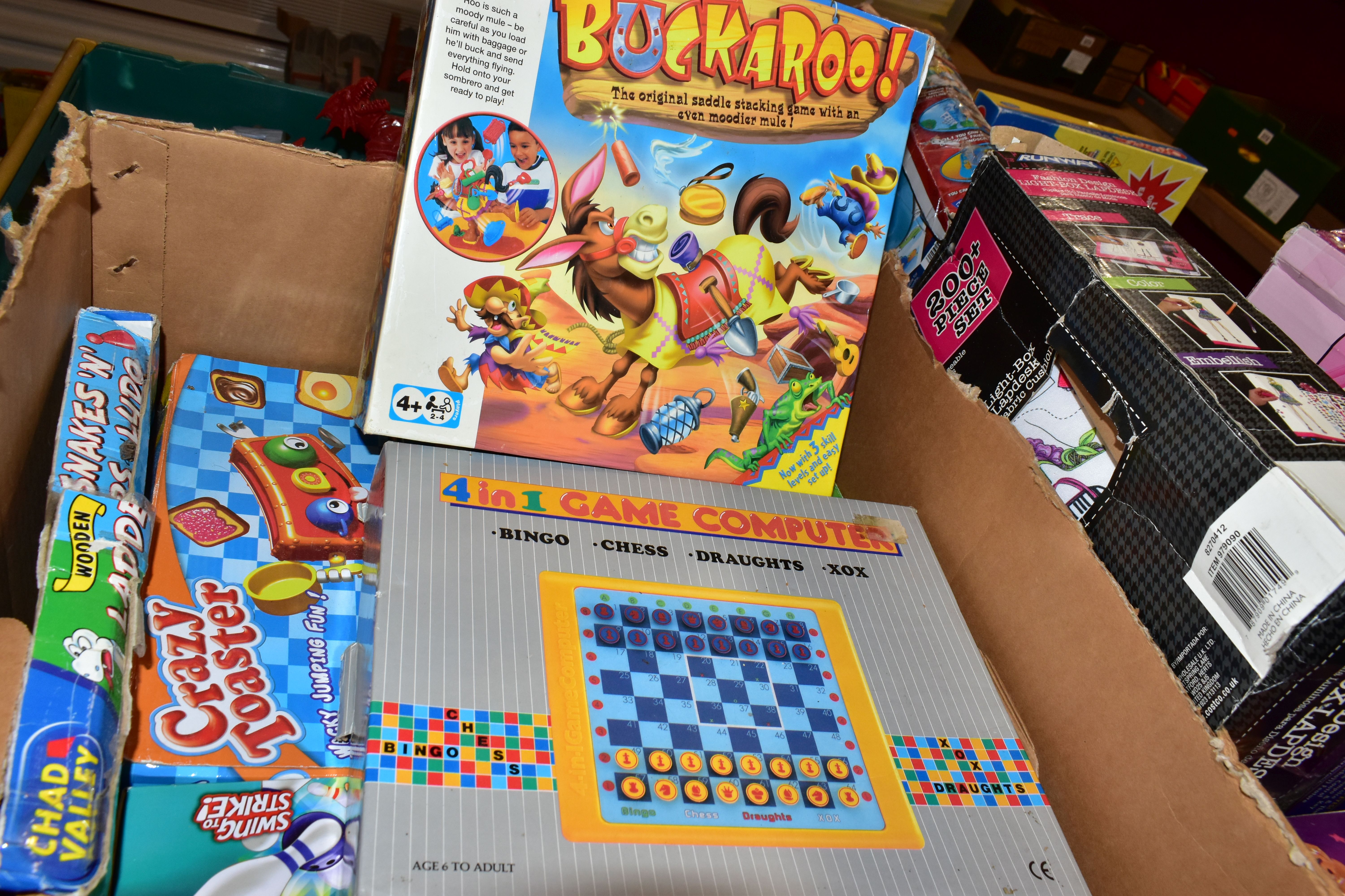 A QUANTITY OF BOXED MODERN TOYS AND GAMES, to include VI Starz Video Karaoke machine, Ravensburger - Image 2 of 6