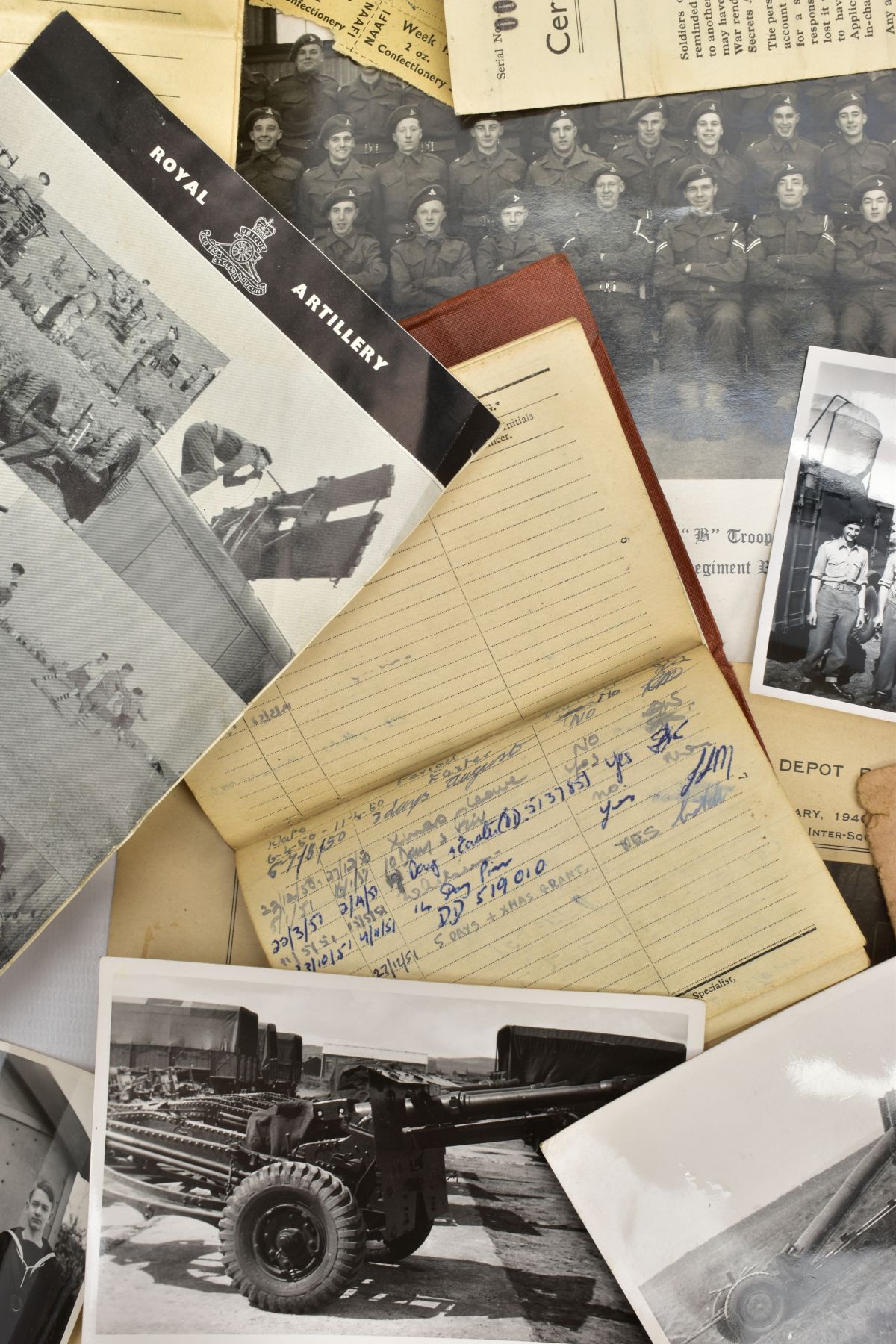 AN ARCHIVE OF ORIGINAL PAPERWORK, EPHEMERA & PHOTOS TO A POST WORLD WAR TWO SOLDIER, to include - Image 8 of 9