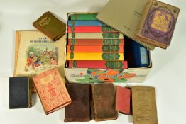 BOOKS, two boxes comprising The Modern Children's Library of Knowledge in eight volumes, The