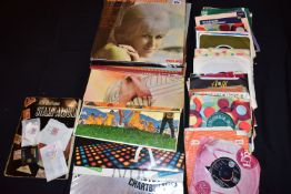 TEN LPs AND TWENTY EIGHT SINGLES by artists such as Georgie Fame, Kate Bush, Elvis Presley, The