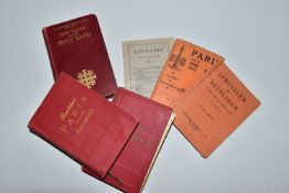 EARLY 20th CENTURY GUIDEBOOKS, comprising 'The Mediterranean, Seaports and Sea Routes' a Handbook